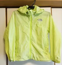 The North Face 蛍光イエローフードジャケット