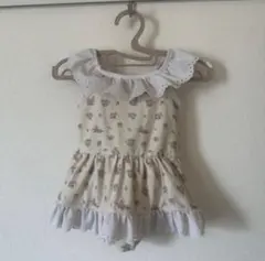 女の子用フリル付き水着 95cm以下