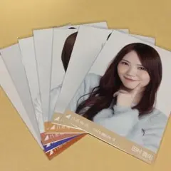 乃木坂46 田村真佑　生写真　ファー　ビッグボウタイブラウス　期別衣装　全ツ