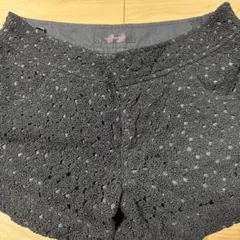 VIVAYOU 黒 レース ショートパンツ サイズ2のサムネイル