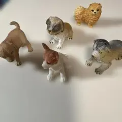 犬フィギュア5体セット