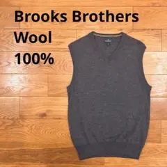 Brooks Brothers ニット ベスト メリノウール100% Vネック