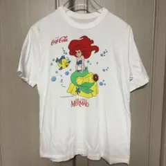 コカコーラ　リトルマーメイド　Tシャツ　アリエル　90sヴィンテージ レア コカコーラ リトルマーメイド Tシャツ アリエル 90sヴィンテージ レア
