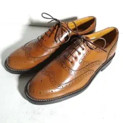 c1082 【新品同様・試着程度】 リーガル ウイングチップ 25EE 革靴