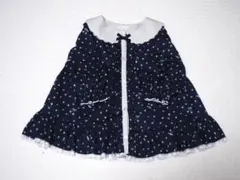 さくらんぼ柄の前開きワンピース