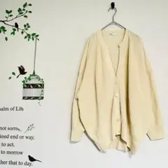 CRAFT... /ドルマン片畦コクーンニットカーデ キーネック Mのサムネイル
