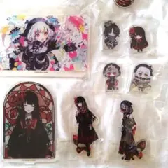C107 魔法少女ノ魔女裁判 アクリルスタンド ネックストラップ 全種