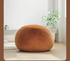 ゆるまる　クッションソファ　カバー　テラコッタ