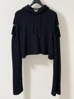 상태매우좋음 ✨JUNYA WATANABE CDG和紙混ショート丈 フーディーニット
