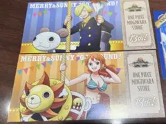 ONEPIECE チケット風カード ナミ サンジ