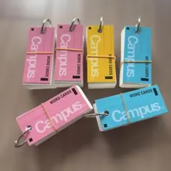 新品•未使用　KOKUYO Campus 単語カード 6個セットのサムネイル