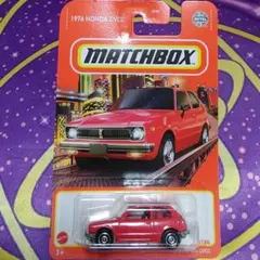 マッチボックス 1976 HONDA CVCC ホンダ シビック 赤のサムネイル