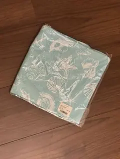 Sea Code クッションカバー ライトグリーン シェル柄
