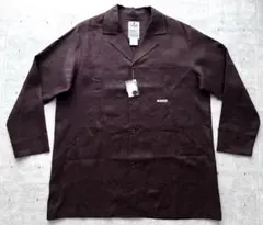 新品 定価17380円 シェーブル ショップコート アトリエコート リネン素材