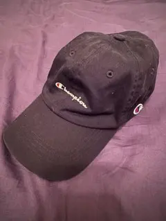 Champion ブラック キャップ フリーサイズ