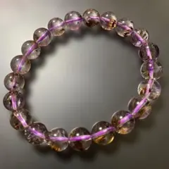 高品質 天然石 ボリビア産 バイカラー アメトリン ブレスレット 宝石質