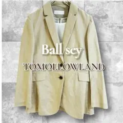 【タグ付】Ballseyボールジイ シルク混テーラードジャケット ベージュのサムネイル