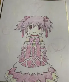 手描きイラスト 鹿目まどか 魔法少女まどか☆マギカ