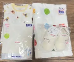 ミキホウス 新品 タグ付き プレオール 可愛い今季作 大人気 ロンパース 