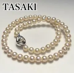 照り良✨TASAKI真珠 パール ネックレス SILVER 7.3mm［57］のサムネイル
