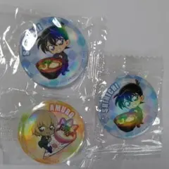 名探偵コナン　缶バッチ　工藤新一&安室透