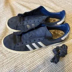 【クリーニング済み】adidas スタンスミス　W BY ネイビー