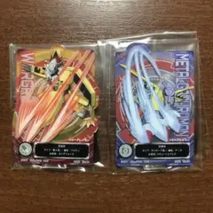 デジモン　一番くじ 光と闇の衝突 アクスタ　ウォーグレイモン メタルガルルモン