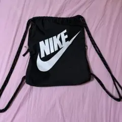 希少 00s NIKE ナップサック y2k テック系 シティボーイ 黒 ピンク