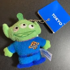 未使用　リトルグリーンメン　ぬいぐるみバッチ