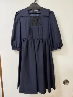 Catherine Cottage ワンピース 150 ネイビー