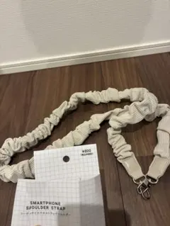 スマホショルダーストラップ ベージュ