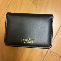Deuxieme Classe 三つ折り財布 ブラック