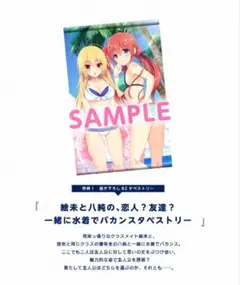 ☆新品未開封☆瀬川絵未＆天満八純 描き下ろしB2タペストリー