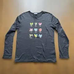 ディズニー　ミッキー黒長袖TシャツＭサイズのサムネイル