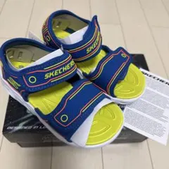 新品★SKECHERS★S-LIGHTS サンダル 19cm訳アリ★キッズのサムネイル