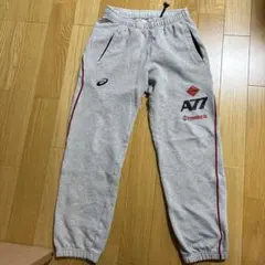 ASICS グレー スウェットパンツ M