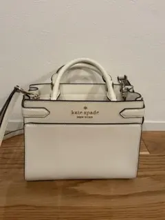 ホワイト　kate spade ショルダーバッグ　2wayのサムネイル