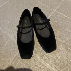 美品　 ルタロン　LE TALON スクエアソフトメリージェーン　黒　23