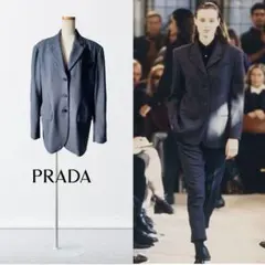 PRADA プラダ ビンテージ ウール ジャケット 90’S オーバーサイズのサムネイル
