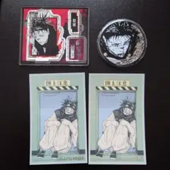 呪術廻戦 メモリアルコレクション アクリルフィギュア シルバー缶バッジ 脹相