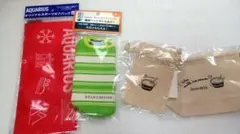 AQUARIUSスポーツバッグ赤BEAMS綾鷹ペットボトルカバーディアミルク巾着