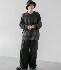 レイジブルー　ブークレグラデーションニット