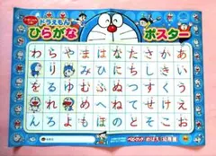 新品　ドラえもん　ひらがなポスター　あいうえお表　書き順付き　学習　知育　㉚のサムネイル