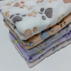 [5개 세트] 애완동물 담요, 담요, 러그 매트, 강아지 보온 및 보온