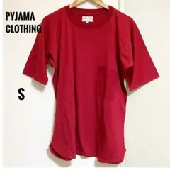 ☆美品☆Pyjama Clothing ポケットTシャツ レッド S ベルギー製のサムネイル