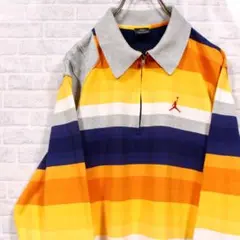 AIR JORDAN 20周年記念 ジャンプマンロゴ ラガーシャツ ポロシャツ