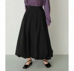 新品 SENSE OF PLACE バルーンスカート S ブラック