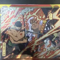 ワンピース　メタリック色紙　ゾロ、キングのサムネイル
