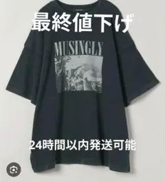 JEANASIS プリントTシャツ ブラックのサムネイル