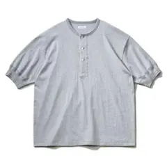 新品同様】KAPTAIN SUNSHINE ヘンリーネック Tシャツ ネイビー - メルカリ